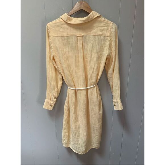 J. Crew Classic-fit soft gauze shirtdress Size 4 - Picture 3 of 8